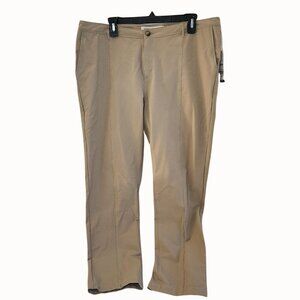 Woolrich Rock Line Ripstop Pants for Woman Slim Fit Khaki Size 16 New with tags